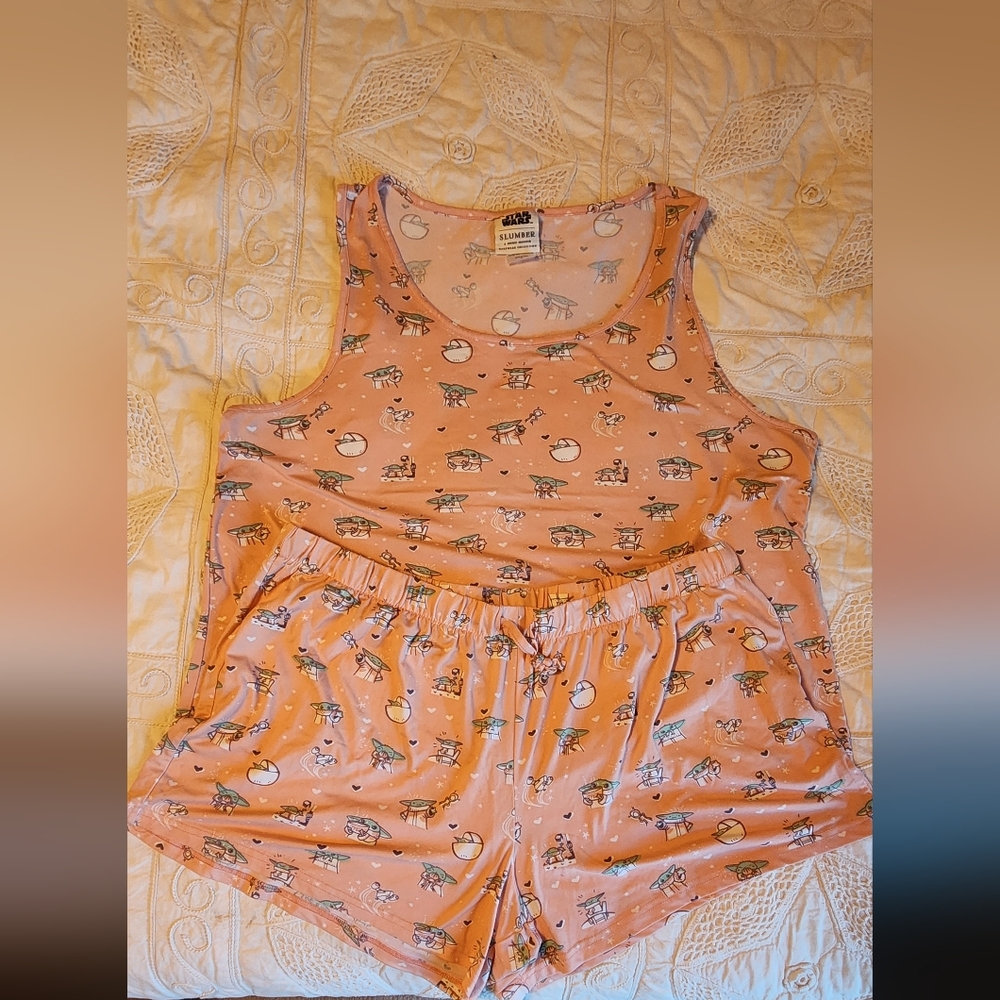 Star Wars Munki Munki Peach Pajama Set, XL